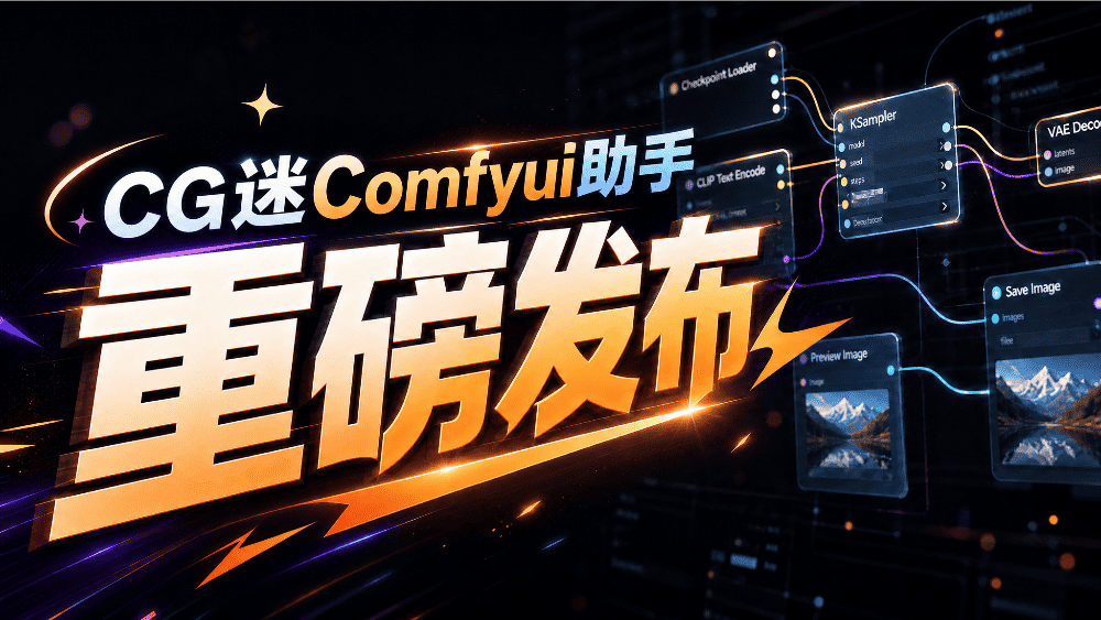 最懂你的：CG迷Comfyui助手｜全新启动器，插件报错、节点爆红、环境依赖一键修复